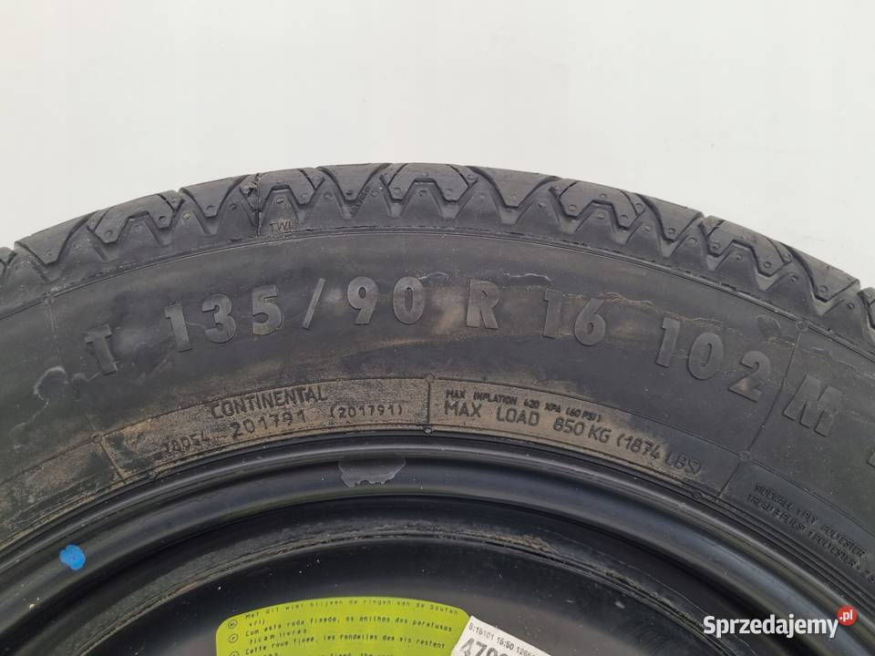 KOŁO DOJAZDOWE Peugeot 3008 5008 dojazdówka Samochodowe Chełm