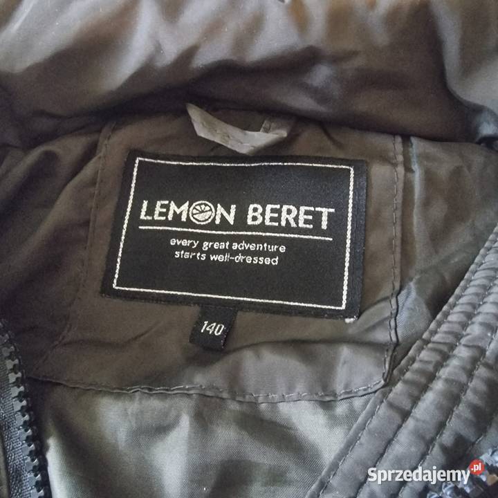 Dziewczęca kurtka zimowa Lemon Beret na 140