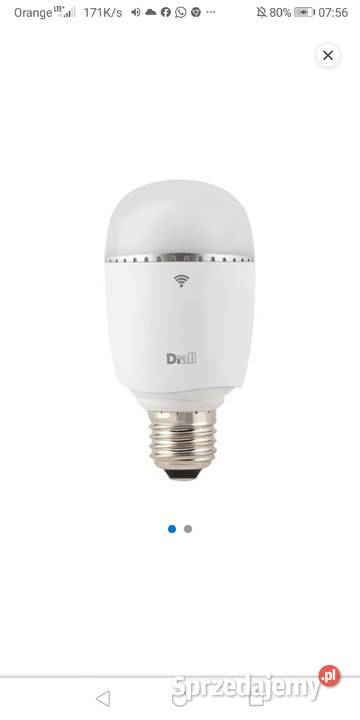 Żarówka Diall LED 40W 470 LUMENS E27 WiFi małopolskie