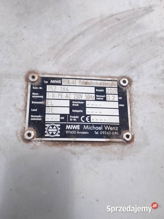 System wyciągowy MIWE kondensator pary Gastronomia Gastronomia wielkopolskie Nowy Tomyśl