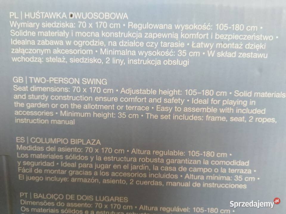 NAJTANIEJ Huśtawka Wisząca Bocianie Gniazdo Zabrze