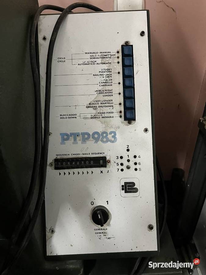 Maszyna obuwnicza Przybijarka do obcasów PTP 983 wielkopolskie Gniezno