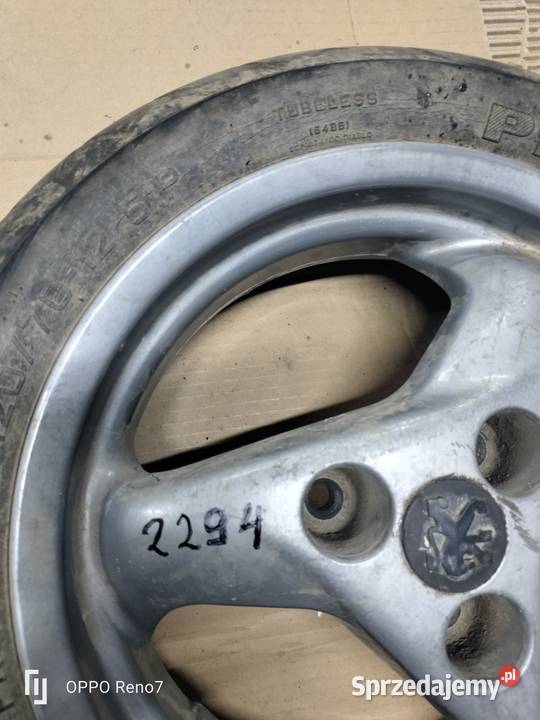 Przednie koło 12 Peugeot speedfight Łubno
