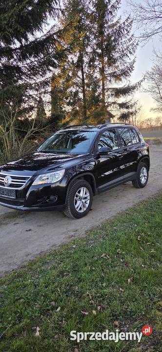 Vw tiguan 20 4x4 czarny pierwszy właściciel kujawsko-pomorskie Tuchola