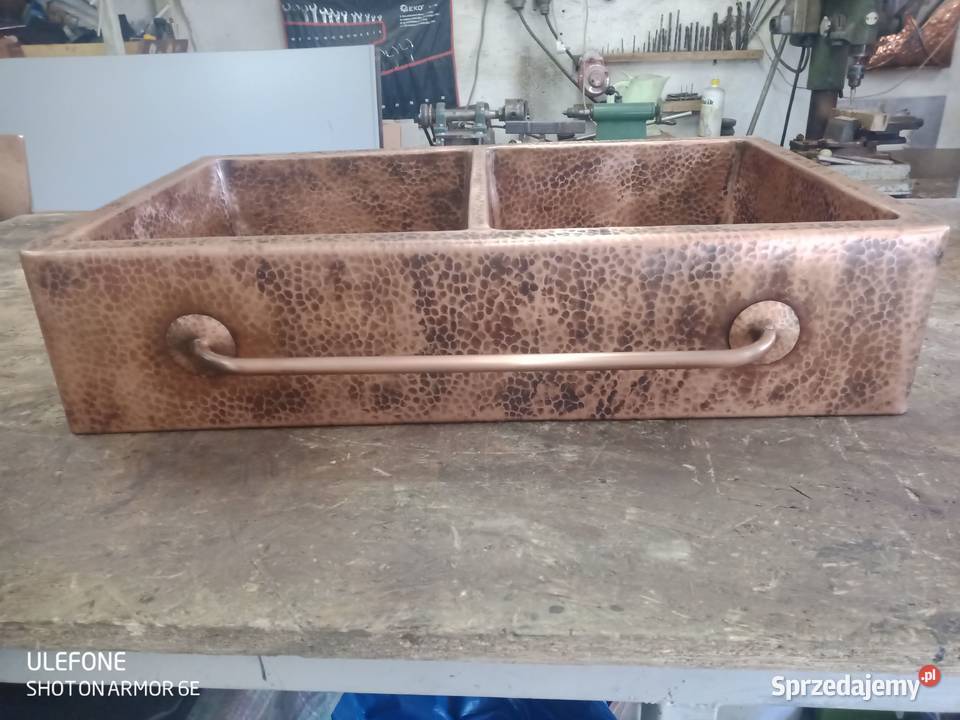 Zlew miedziany copper sink Dzierżoniów