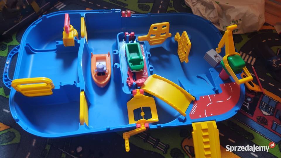 AquaPlay Tor Wodny Piaskownica Łódka Zestaw w Książ Wielkopolski