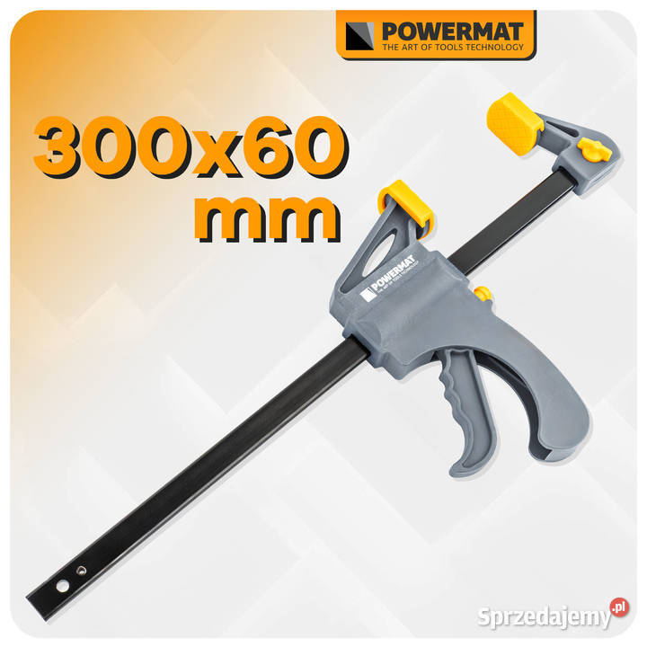 ścisk stolarski zacisk dźwigniowy 300x60 Katowice