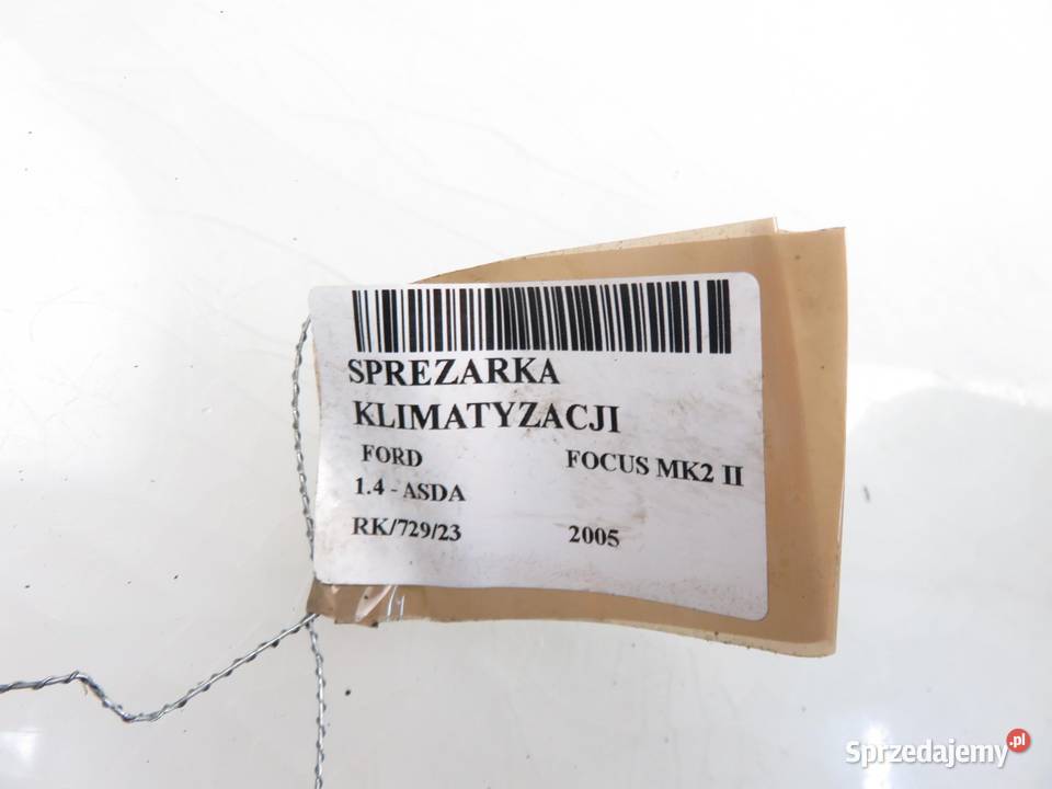 KOMPRESOR KLIMATYZACJI FORD FOCUS MK2 II 14 B małopolskie