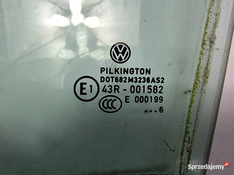 SZYBA DRZWI LEWY PRZÓD VOLKSWAGEN TOURAN osobowe kujawsko-pomorskie Lipno