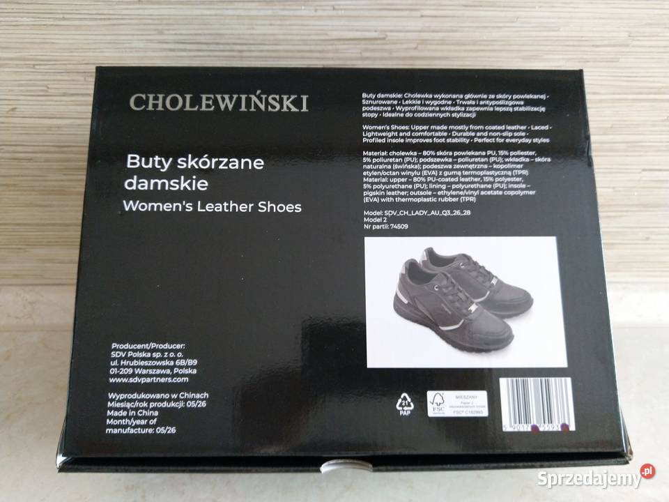 NOWE Damskie buty skórzane sznurowane wiązane śląskie Zabrze