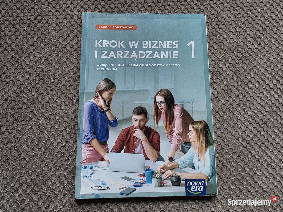 Krok w biznes i zarządzanie 1 zakres podstawowy Książki i Podręczniki Kraków