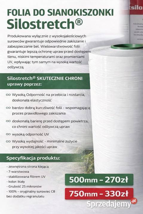 Folia do Sianokiszonki bel Pozostałe Szczuczyn sprzedam