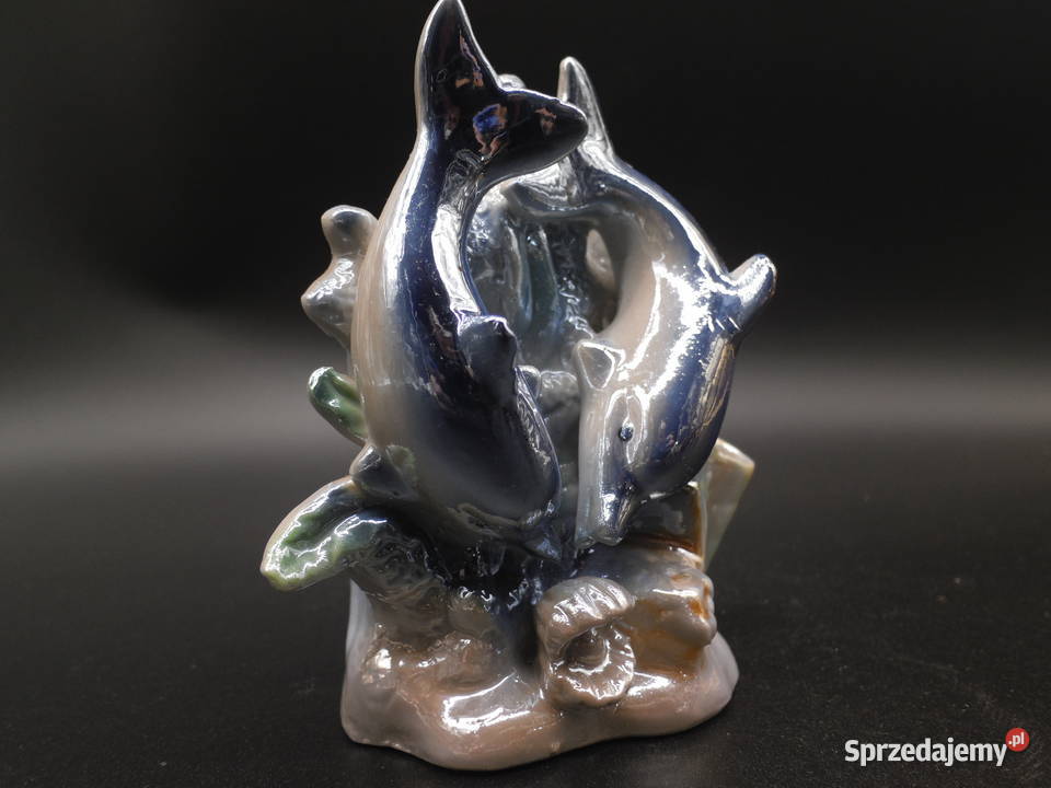 Porcelanowa figurka delfiny Raszków