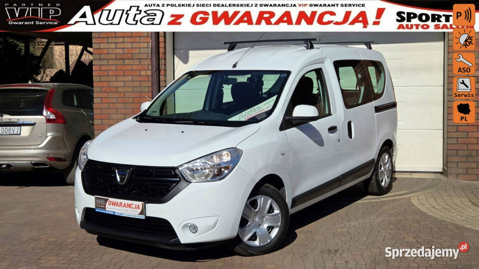 Dacia Dokker 64 16SCE 102 Laureate Salon Serwis biały Dokker Aleksandrów Łódzki