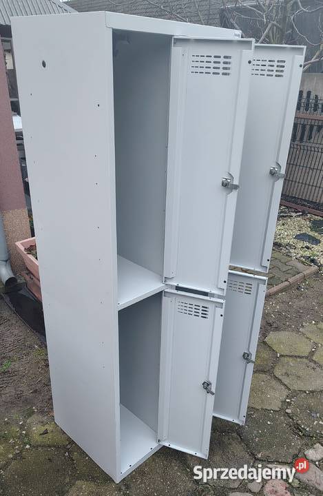 Szafka BHP 4skrytkowa 60x50x180 Biznes i Przemysł Słupia Kapitulna