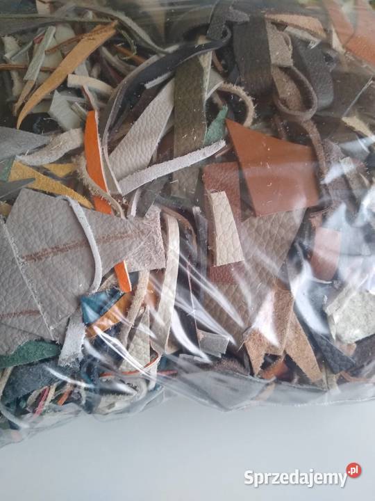 Skóra Licowa Ścinki 3942 gramy wypełnienie pomorskie Gdańsk