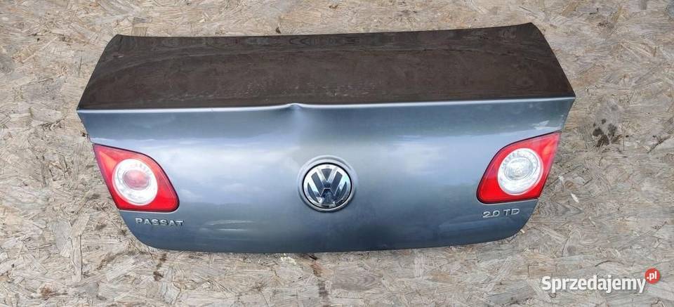 TYLNA KLAPA BAGAŻNIKA TYŁ VW PASSAT B6 SEDAN Rudziniec