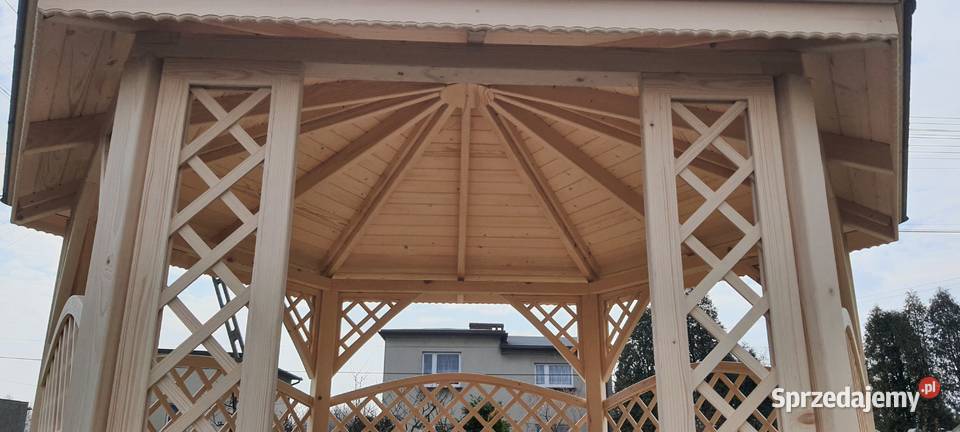 Altana altany ogrodowe sześciokątne wiaty Domki Maków Podhalański
