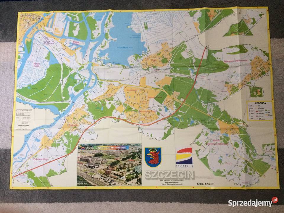 206 Plan Szczecina Z Lewobrzeżem zachodniopomorskie Szczecin sprzedam