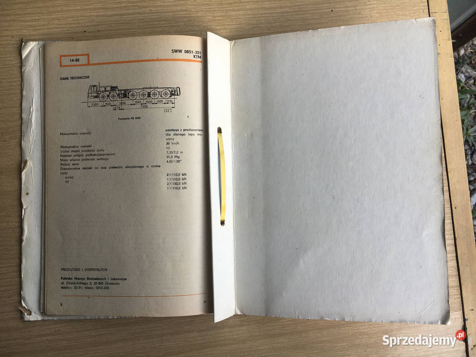 Żurawie Samojezdne i Podwozia Samochodowe do sprzedam