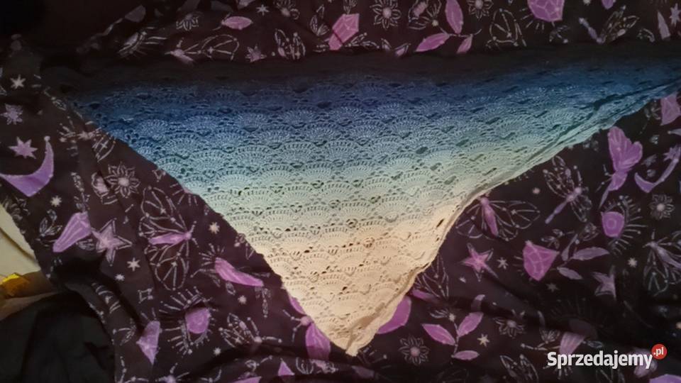 Szydełkowana chusta gradientowa Włocławek