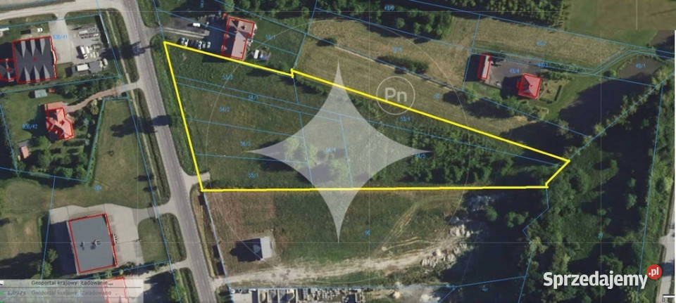 Działka komercyjna krajowej 17 i S17 Dąbrowa Tomaszowska