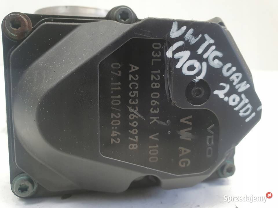VW Tiguan 20 TDI PRZEPUSTNICA 03L128063K Przepustnice Janów