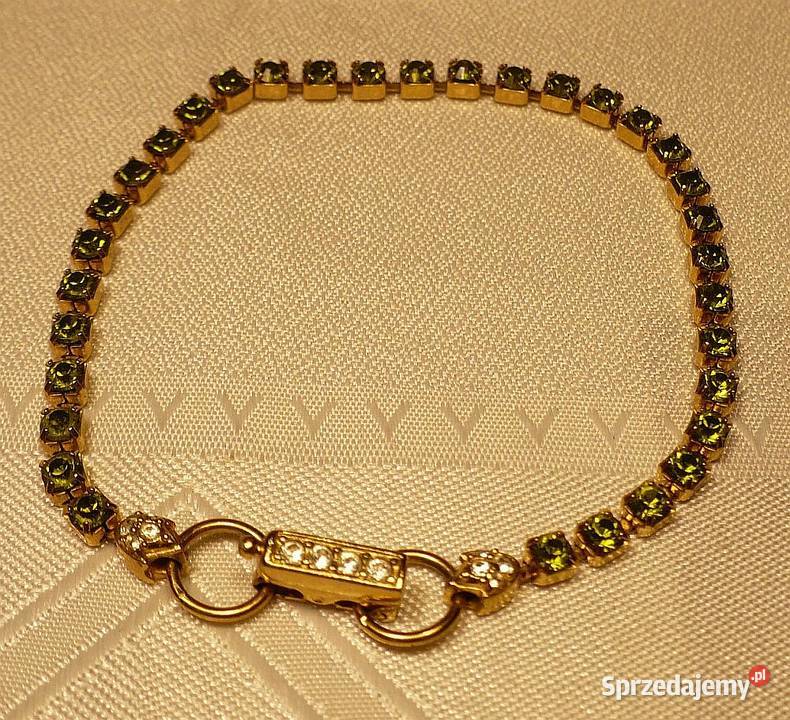 oryginalna bransoletka sygnowana Swarovski z na Pozostałe
