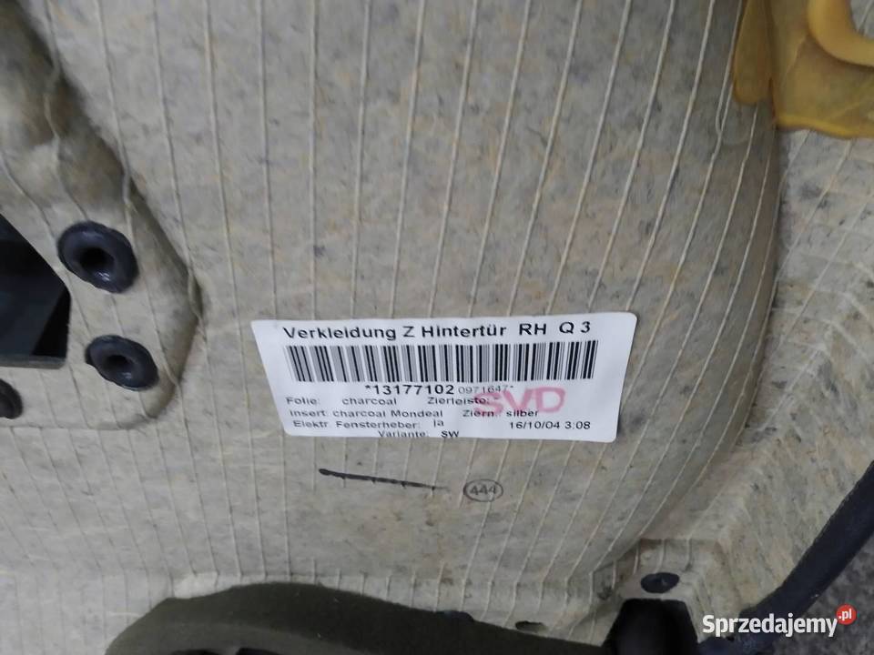 TAPICERKA BOCZEK PRZÓD TYŁ KOMPLET KOMBI SKÓRA