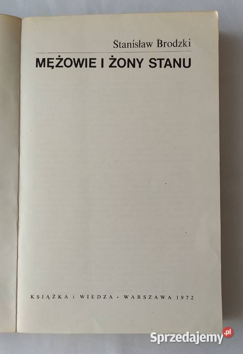 MĘŻOWIE i ŻONY stanu Stanisław Brodzki Hajnówka