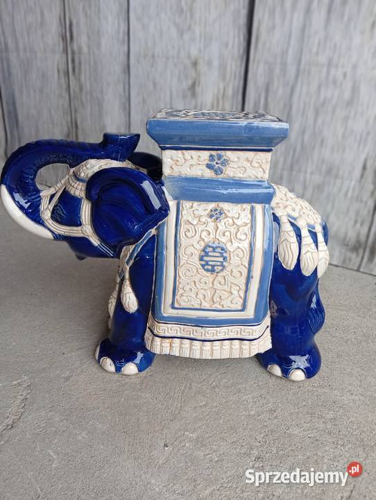 kwietnik duży słoń ceramiczny 570 Byczyna