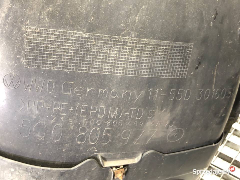 NADKOLE LEWY PRZÓD VW GOLF VII 5G0805977C osobowe podkarpackie