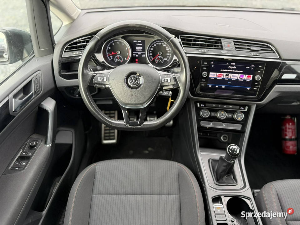 Volkswagen Touran 14 TSI 150 2017r ACC Front ABS dolnośląskie Wojkowice