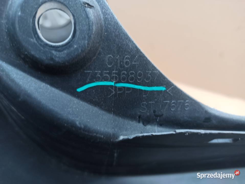 FIAT 500X CROSS LIFT ZDERZAK TYLNY PDC 735568937 Bieleń