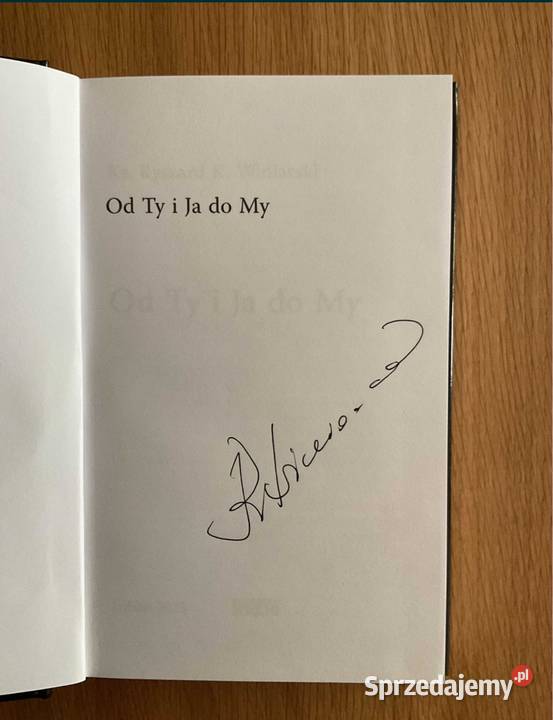Książka Ty i Ja do My autor Ks Ryszard K Książki i Podręczniki Puławy