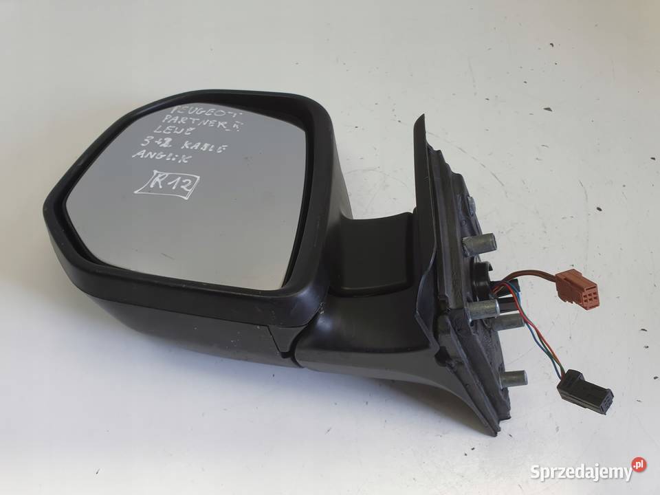 LUSTERKO Peugeot Partner II 0818r LEWE KIEROWCY osobowe Chełm