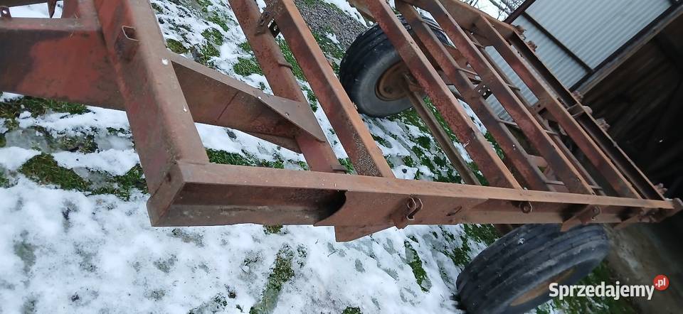 Rama rozrzutnika przyczepy platformy