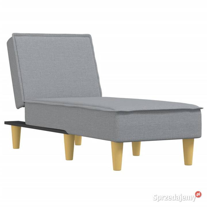 Szezlong jasnoszary obity tkaniną352831 Warszawa