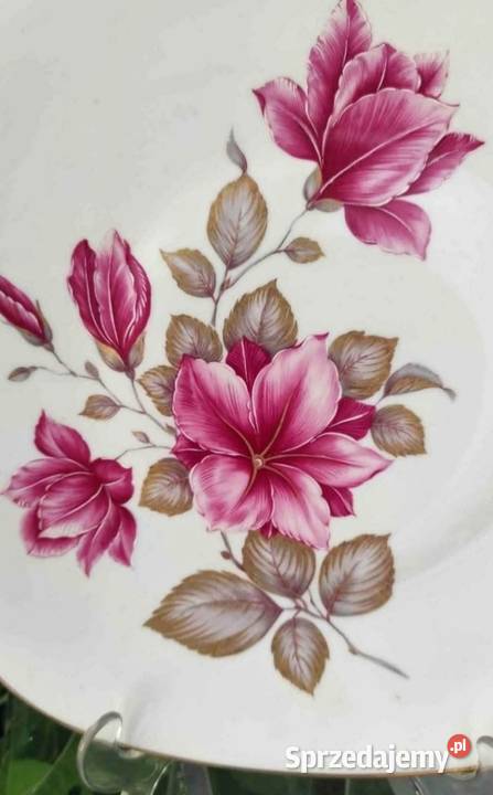 Porcelana zdobiona motywem róż Pabianice