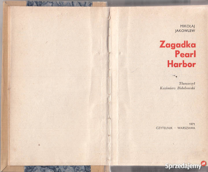 02546 ZAGADKA PEARL HARBOR MIKOŁAJ JAKOWLEW