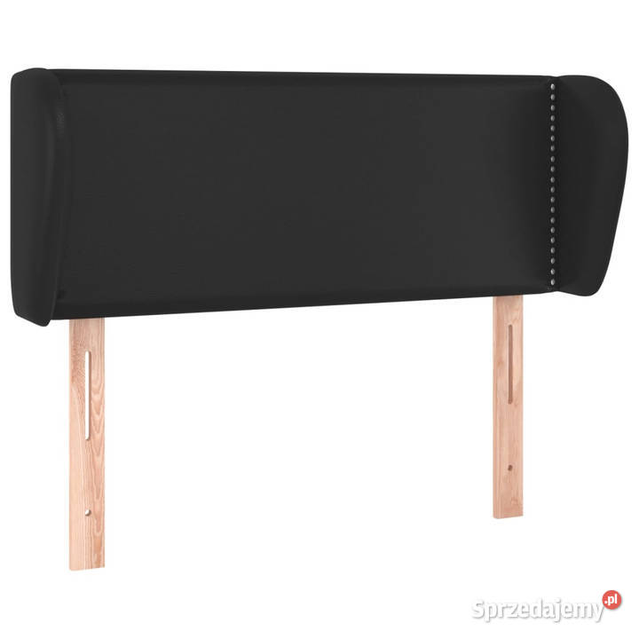 Zagłówek uszak czarny 83x23x7888 sztuczna skóra sprzedam