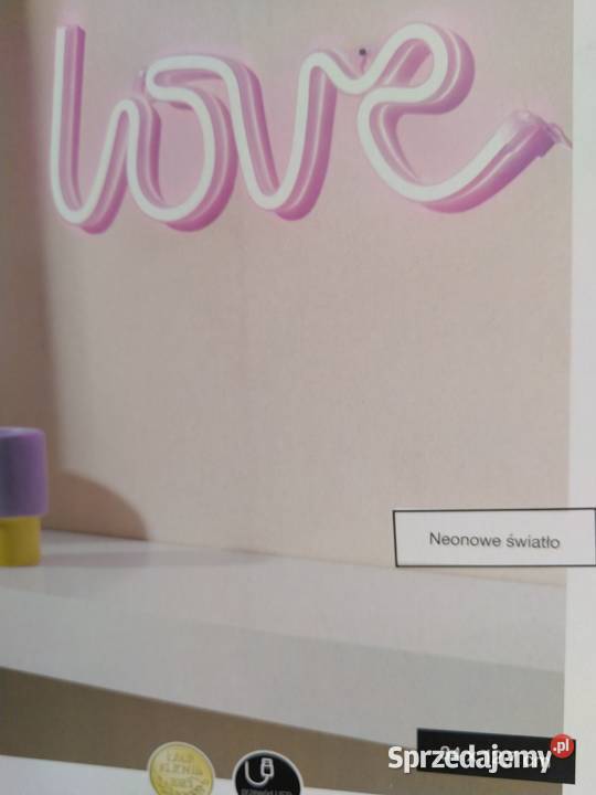 NAJTANIEJ Neon Love Led Dekoracja Ścienna Lampka Taśmy LED Zabrze sprzedam