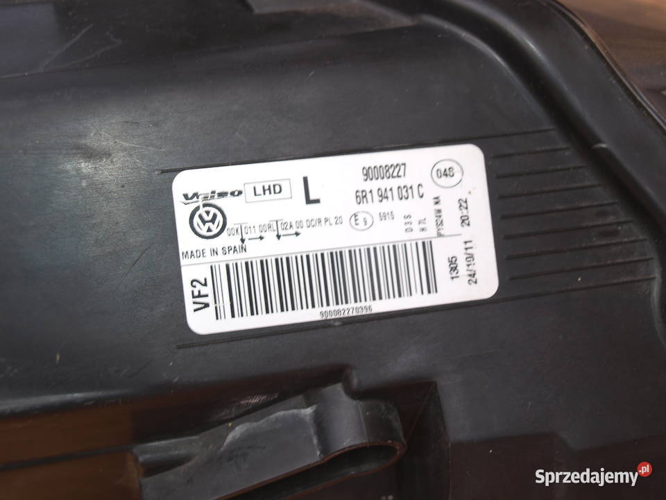 VW Polo lampa lewa przód xenon led 2009 2017r Kalisz