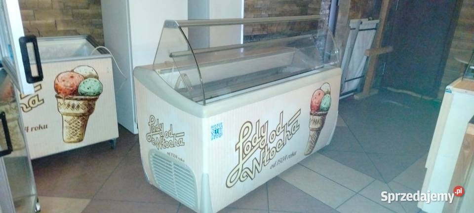 Witryna do lodów rzemieślniczych ekspozycyjna warmińsko-mazurskie Giżycko