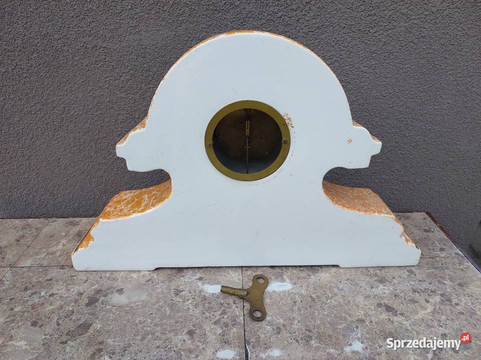 Stary zegar kominkowy mechanizm francuz chodzik Tczew sprzedam