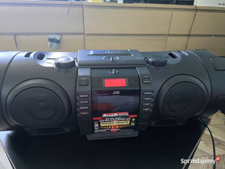 Mocny boombox radio JVC RV NB75B Z bluetooth Pruszków