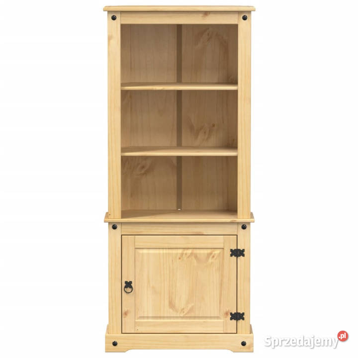 Kredens Corona 74x38x170 lite drewno sosnowe