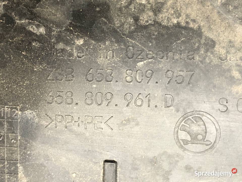 NADKOLE LEWY PRZÓD SKODA KAMIQ 658809961D osobowe Nadkola