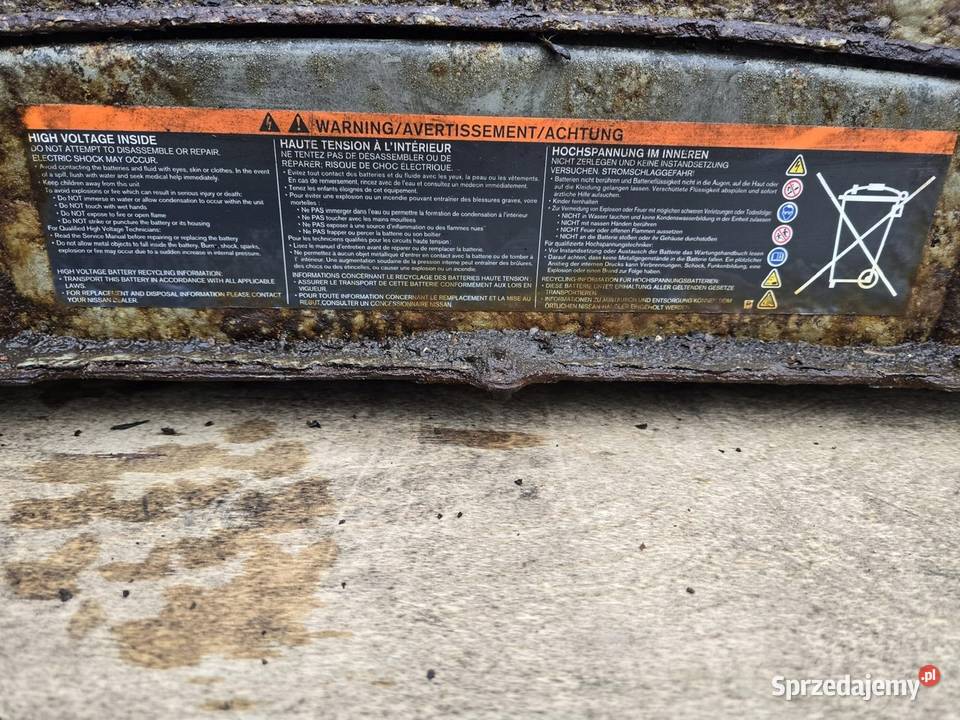 NISSAN LEAF ZE0 EM61 109 bateria 24 KWH świętokrzyskie Kielce