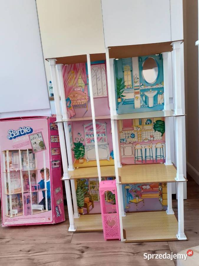 Stary domek barbie lata 8090 lalki i mebelki 6 lat+ Lalki i akcesoria Gorzów Wielkopolski